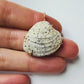 Shell Pendant with Diamonds
