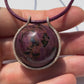 Ruby Healing Sphere with Diamonds