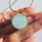 Mini Aquamarine Healing Sphere with Diamonds