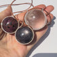 Sapphire Healing Sphere with Diamonds