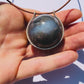 Agate with Pyrite and Chalcedony Healing Sphere set in 18k Gold and Diamonds