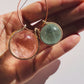 Double Diamond Healing Sphere, Morganite and Aquamarine