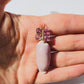 Shell Pendant with Spinel and Diamonds