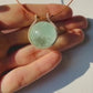Mini Aquamarine Healing Sphere with Diamonds