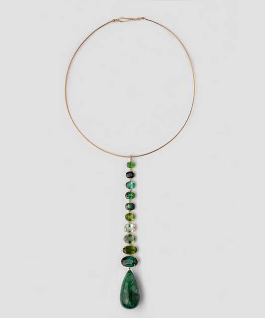 Long Greens Necklace